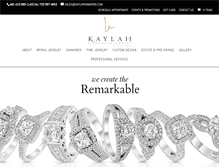 Tablet Screenshot of kaylahdesigns.com
